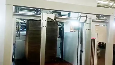 Machine automatique de découpe et rainage à plat avec unité de dénudage HF-1060CF-II