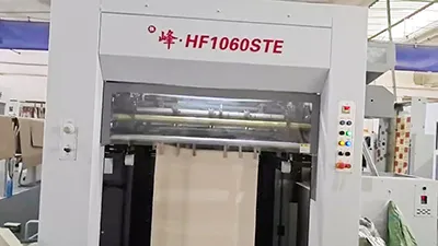Platine de découpe et dorure à plat automatique HF-1060STE (Usage Intensif)