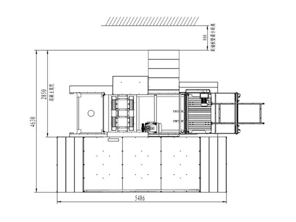 Machine de découpe et rainage automatique à plat / Découpeuse raineuse à plat automatique  