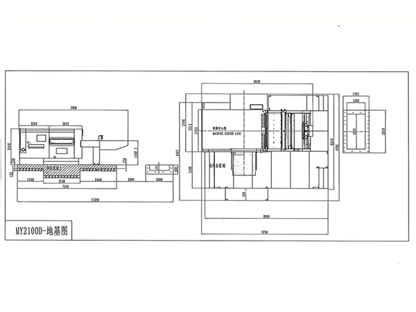 Machine de découpe et rainage automatique à plat / Découpeuse raineuse à plat automatique  